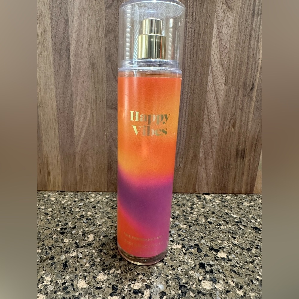 Bath and Body Works Happy Vibes Body Spray.